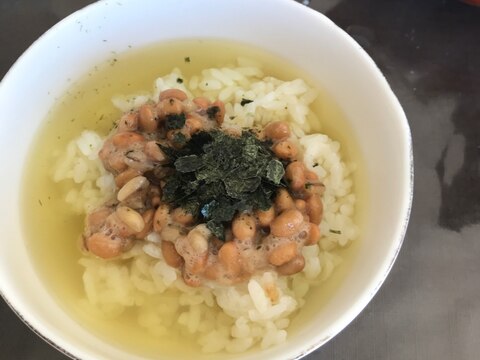 納豆茶漬け